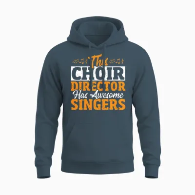 Musical Choir Church Singer Choral Choir Director Unisex Hoodie - Dark Heather