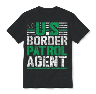 Us Border Patrol Agent Unisex T-Shirt - Black