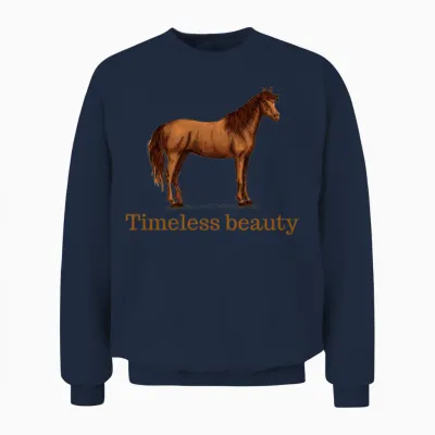 Arabian Horse - 9 Unisex Sweatshirt - Navy