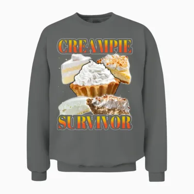 Funny Creampie Inappropriate Embarrassing Roulette Unisex Sweatshirt - Graphite Heather