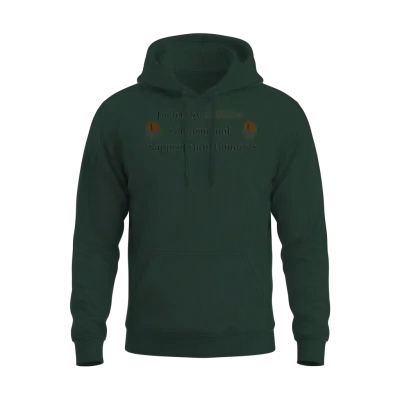 Fueled by Caffeine Sarcasm and Inappropriate Unisex Hoodie - Forest