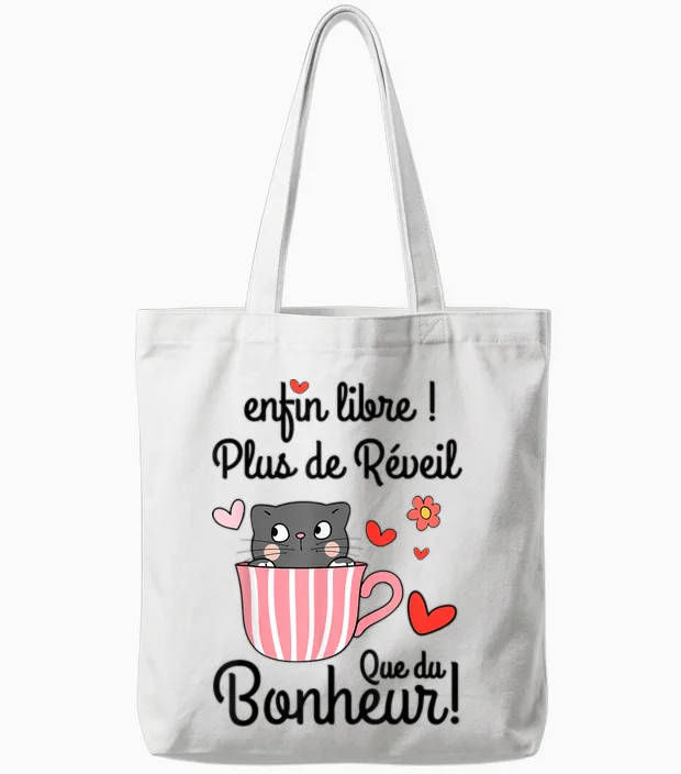 Retired Woman Funny Gift for Women Retirement Tote Bags in White