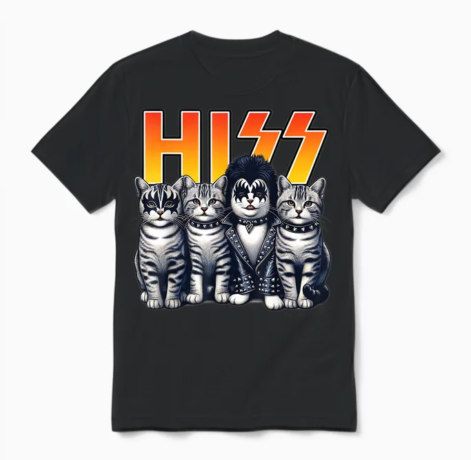 Cute Hiss Cats Rock Kittens Kitty Rocking Music Cat Lovers - gifts for cat lovers