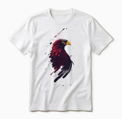 Fanny,beautiful Red Eagle Design .cool Eagl Design Unisex T-Shirt - White