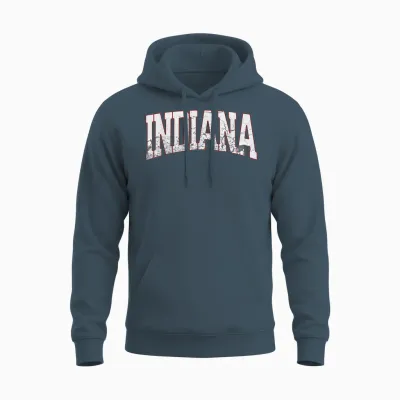 Indiana Vintage City Unisex Hoodie - Dark Heather
