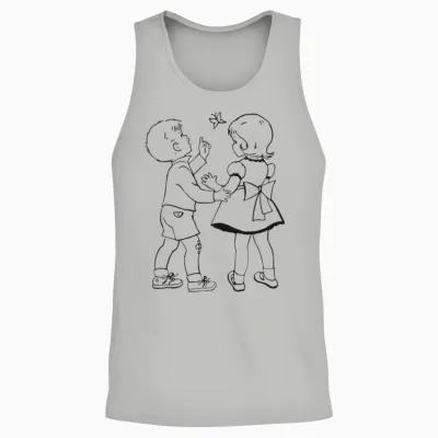Retro Children Unisex Tank Top - Ash