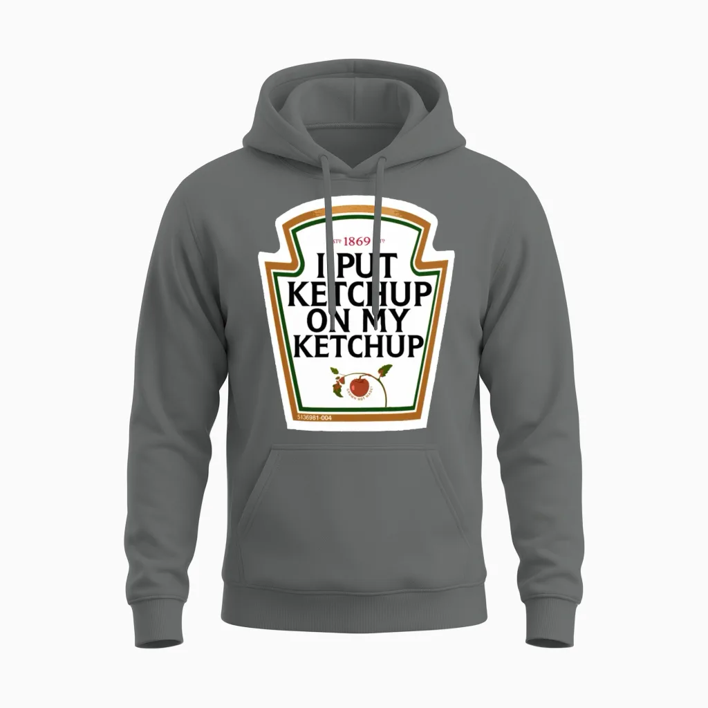 Heinz Ketchup Unisex Hoodie in Graphite Heather