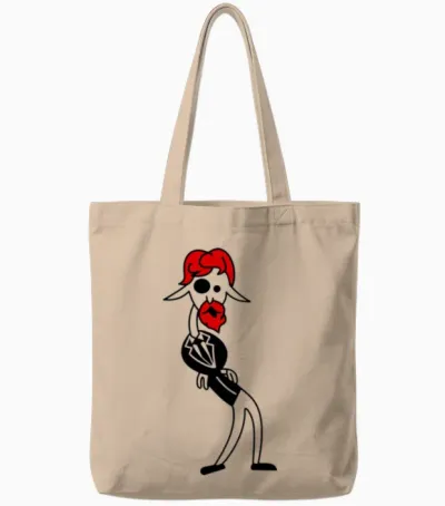 Mister Ginger Funny Tote Bags - Natural