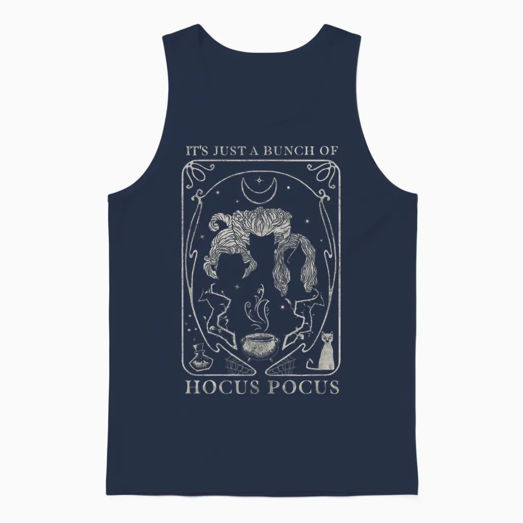 Disney Hocus Pocus Just a Bunch Unisex Tank Top in Navy