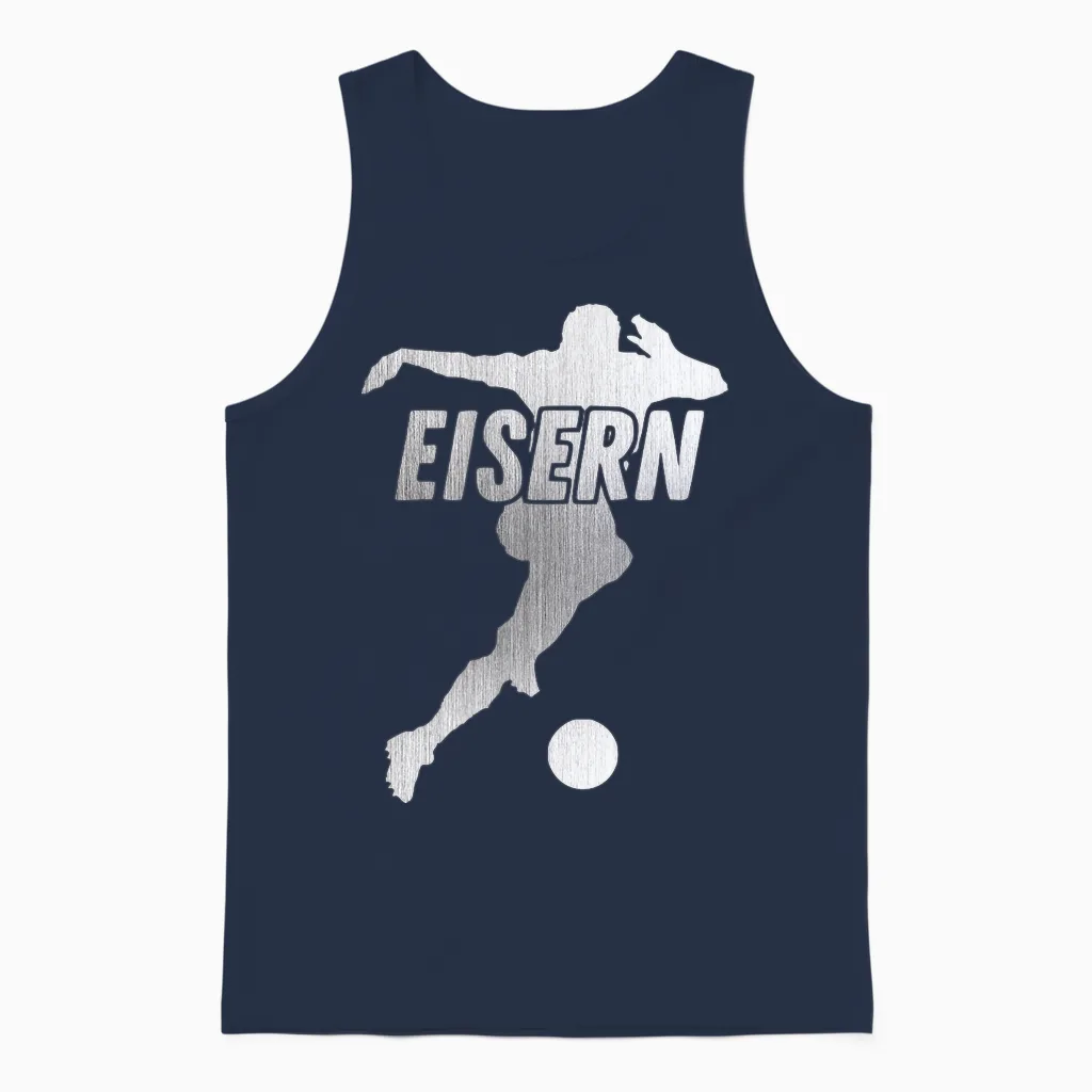Sport Fan Rot Weiss Unisex Tank Top in Navy