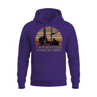Roentgen 3.6 Not Great Not Terrible Meme Unisex Hoodie - Purple