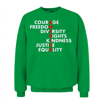 Anti Trump Shirt Resist T Shirt Political T Shirts Unisex Sweatshirt - Irish Green