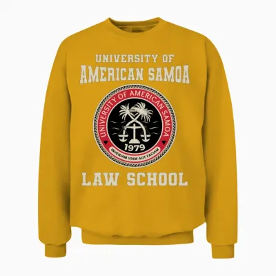 University of American Samoa Law School Unisex Sweatshirt - Gold
