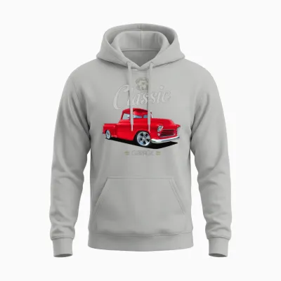 Classic One Red 56 Unisex Hoodie - Ash