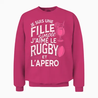 Rugby Women Rugby Player Humor Rugby Unisex Sweatshirt - Heliconia