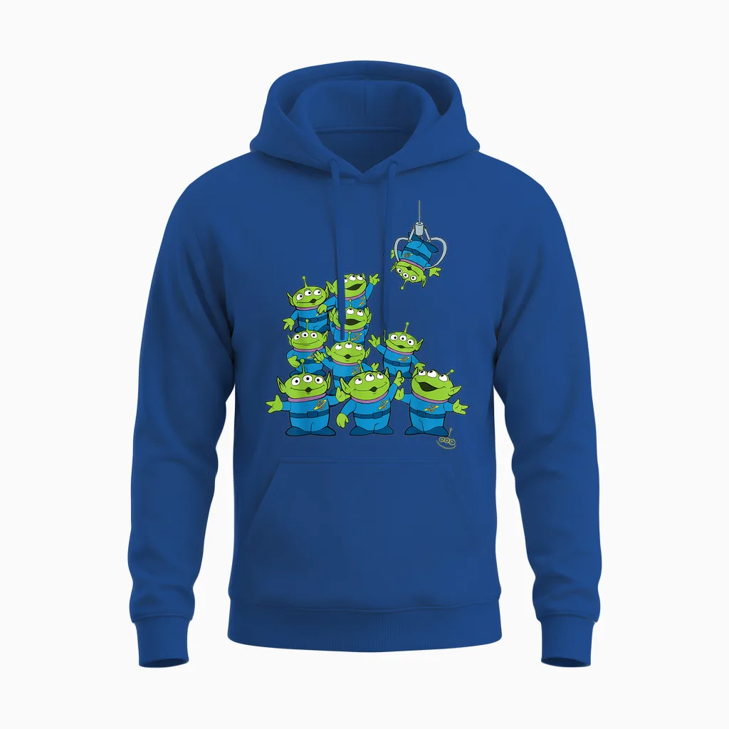 Disney and Pixar's Toy Story Aliens & the Claw Signature Unisex Hoodie in Royal