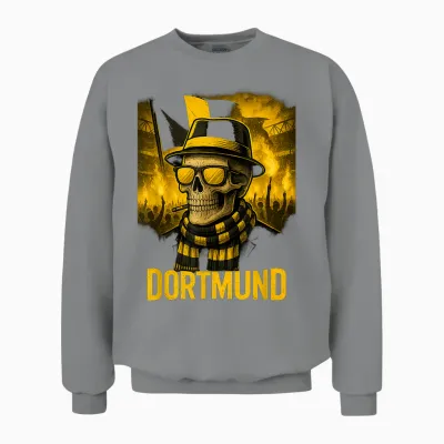 Dortmund T-Shirt for Men, Women and Children, Dortmund Unisex Sweatshirt - Sport Grey