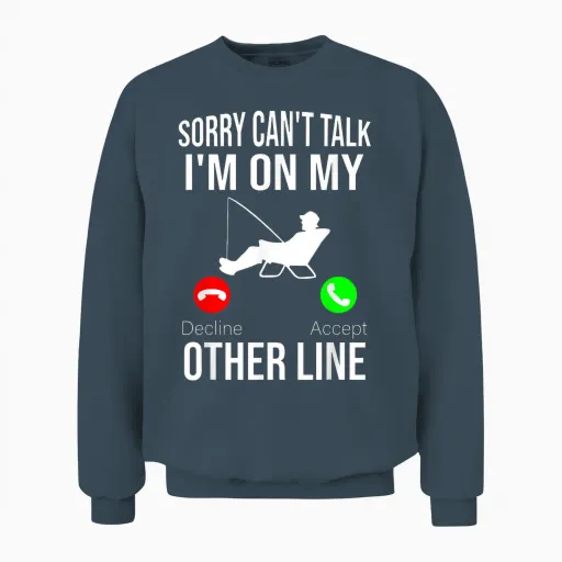 Funny Fishing Dad Men Funny Reel Cool Fish Bass Fishing Unisex Sweatshirt in Dark Heather