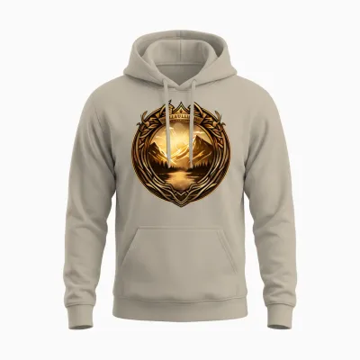 Valhalla Hiking Unisex Hoodie - Sand
