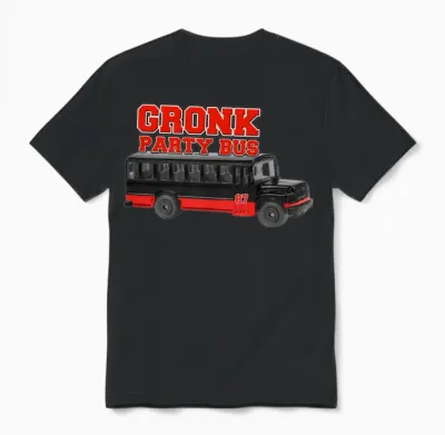 Rob Gronkowski Gronk Party Bus Unisex T-Shirt - Black
