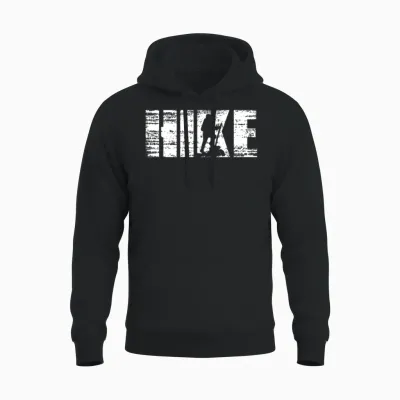 Hike Unisex Hoodie - Black