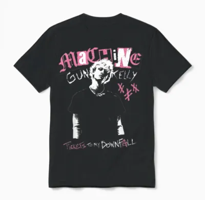 Official Machine Gun Kelly Tickets to My Doom Unisex T-Shirt - Black
