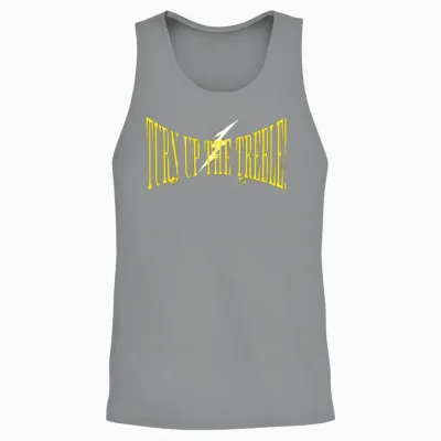 Turn Up the Table – Bold Music Dj Design Unisex Tank Top - Sport Grey