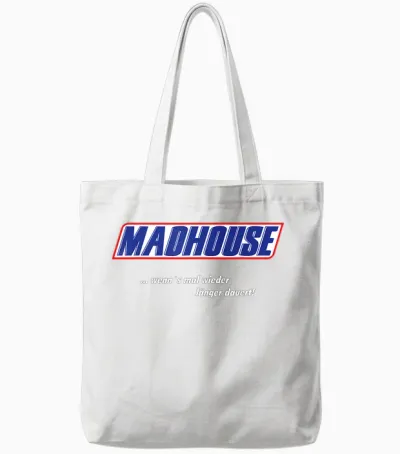 Madhouse - Wenn N's Mal Wieder Länger Dauert! Tote Bags - White