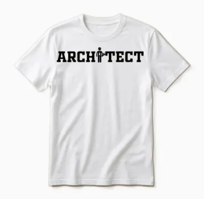 Funny Architect Architect Unisex T-Shirt - White
