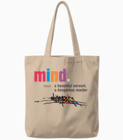Osho Signature Tote Bags - Natural