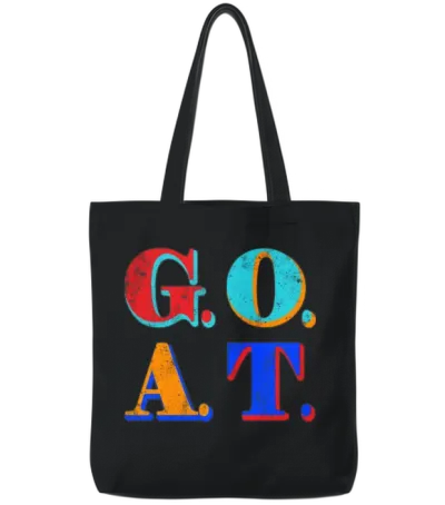 G.o.a.t. Tote Bags - Black