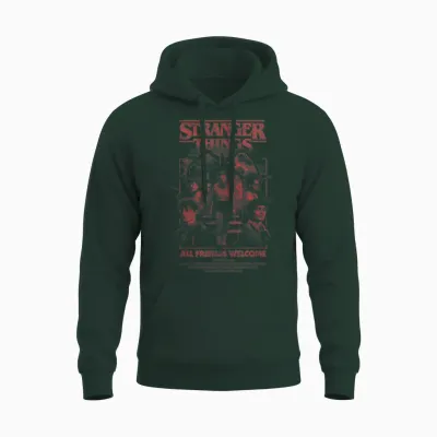 Stranger Things Mindflayer Group Horror Movie Unisex Hoodie - Forest