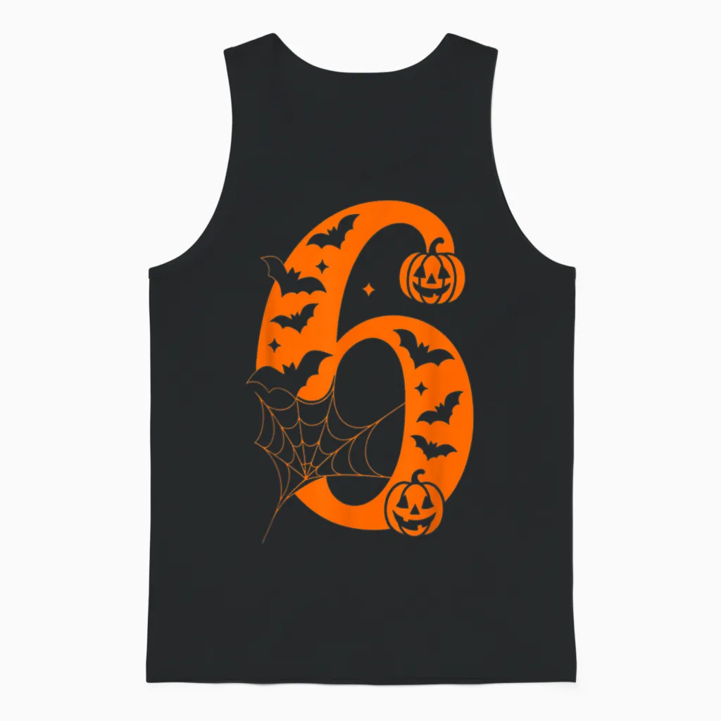 Funny 67 Six Seven Meme Couple Matching Halloween Costume Unisex Tank Top in Black