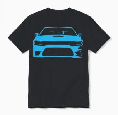B5 Blue Srt Charger Unisex T-Shirt - Black
