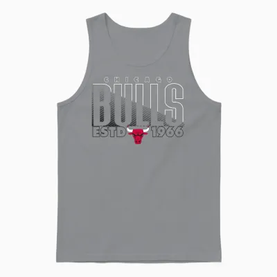 Offizieller Nba Chicago Bulls Rasierer Unisex Tank Top - Sport Grey