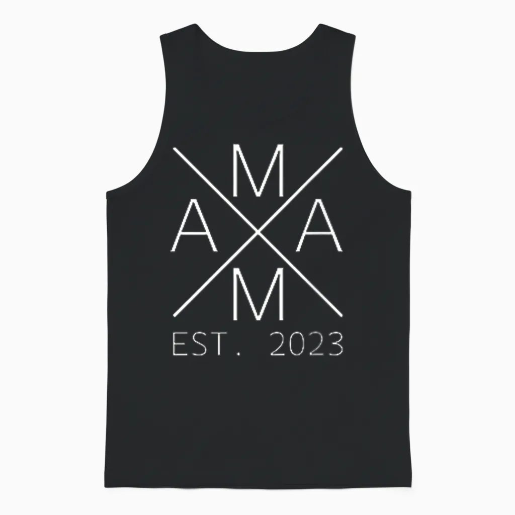 Mama Seit 2023 Mama Est. 2023 Stolze Mama 2023 Unisex Tank Top in Black