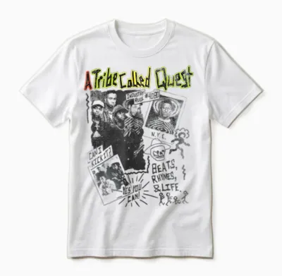 Eine Tribe Called Quest Band-Collage Unisex T-Shirt - White