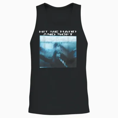 Official Billie Eilish Hit Me Hard and Soft Floating Unisex Tank Top - Black