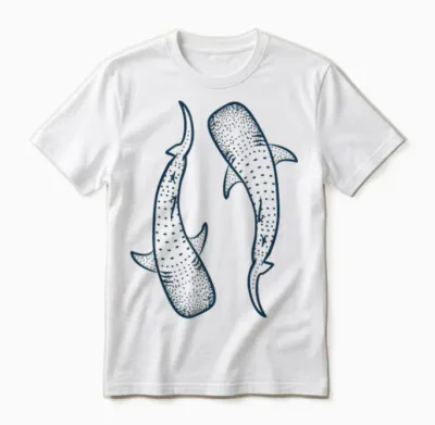 Whale Shark Ocean Animal World Shark Unisex T-Shirt - White