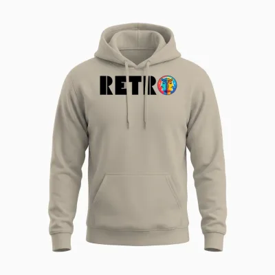 Retro Janus Unisex Hoodie - Sand