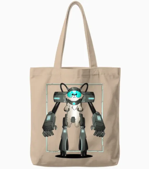 Mademark X Rick and Morty - Rick and Morty T-Shirt Call Me Snowball Tote Bags - Natural