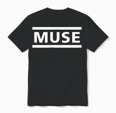 Muse Wotp White Graffiti Unisex T-Shirt - Black