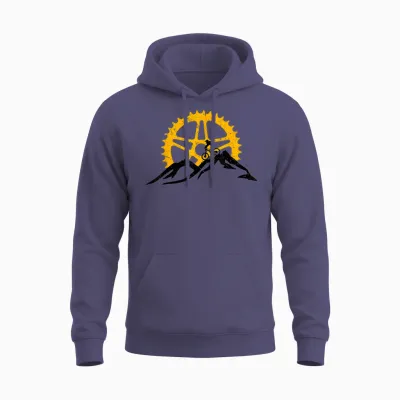 Mountainbike Downhill, Geschenk Für Den Vetetiker Unisex Hoodie - Heather Sport Dark Navy