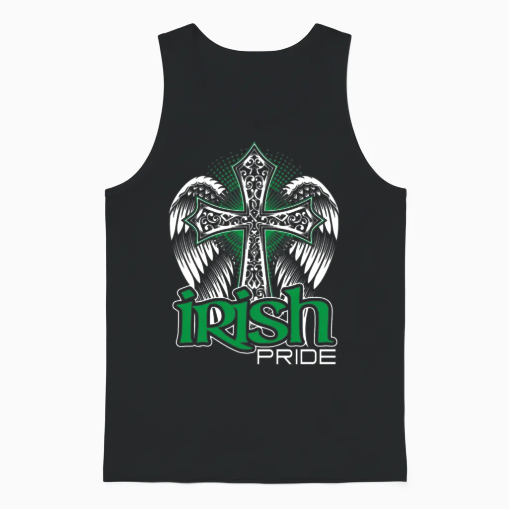 Irish Pride β Patricks Day Unisex Tank Top in Black