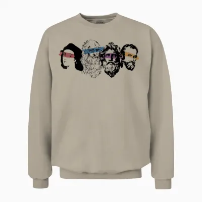 Renaissance-Ninja-Künstler-Shirt Zum Zeichnen Unisex Sweatshirt - Sand