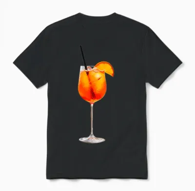 Spritz Logo Cocktail Official Club Mitglied Party Saufen Fan Unisex T-Shirt - Black