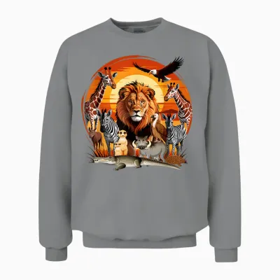 Zookeeper Africans Animal Jungle Safari Zoo Keeper Wildlife Unisex Sweatshirt - Sport Grey