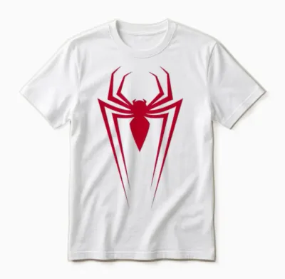 Marvel Spider-Man Red Spider Vintage Comic Icon Unisex T-Shirt - White