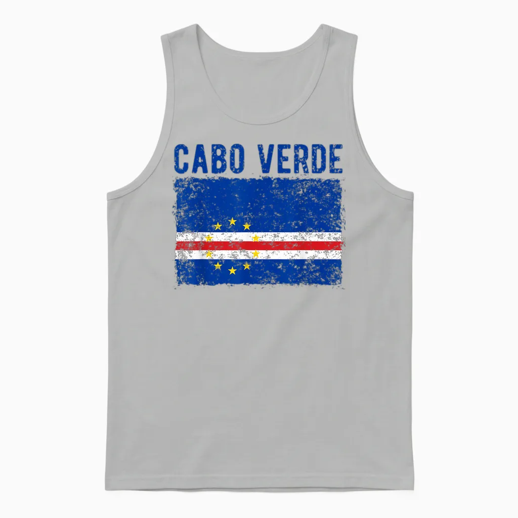 Cabo Verde Unisex Tank Top in Ash