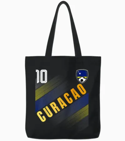 Curacao Flag Curacaoan Pride Lovers Tote Bags - Black